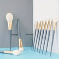 10pcs Soft Bristle Makeup Brush Set for Beauty Tools